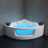 Hydromasážní vana AWT GE119E 158x158 (bluetooth, osvětlené trysky)