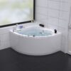 Hydromasážní vana Mocoori Iris Turbo pravá verze 140x140cm