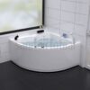 Hydromasážní vana Mocoori Violet Turbo levá verze 150x150x75,5cm