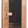 Infračervená sauna EXCLUSIVE TWO / kanadská borovice 110x100x200cm pro 1-2 osoby Triple zářiče