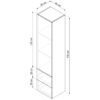 koupelnova-skrinka-dub-leva-verze-mocoori-lungo-176x40x36 Koupelnová skříňka dub levá verze Mocoori Lungo 176x40x36