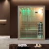 Luxusní finská sauna AWT E1103C Cilindro 120x105x190