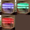 Luxusní finská sauna AWT E1242C Kiwi 180x180x216 cedr