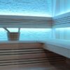 Luxusní finská sauna AWT E1247B Kiwi 200x180x216
