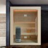 Luxusní finská sauna AWT EOSPA E1252A Cilindro 150x110x190