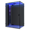 parni-box-eago-dz111f15-cerna-nerez-verze-150x90cm-leva-bez-vanicky Parní box EAGO DZ111F15 černá / nerez verze 150x90cm / levá bez vaničky