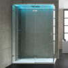 parni-box-eago-dz111f15-stribrna-nerez-verze-150x90cm-leva-bez-vanicky Parní box EAGO DZ111F15 stříbrná / nerez verze 150x90cm / levá bez vaničky