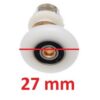 pojezdove-kolecko-do-sprchoveho-koutu-bez-ohybu-27-mm Pojezdové kolečko do sprchového koutu - bez ohybu 27 mm