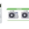 Rezidenční klimatizace SAMSUNG RAC AR09JSPFBWKNEU Split SET 2,6kW AR9000