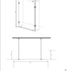 sprchova-zastena-walk-in-wide-mu130-30x128x30x195 Sprchová zástěna WALK IN Wide MU130 30x128x30x195