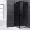 Sprchový kout LAS0900-B černá 90x90 pravá verze
