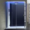 parni-box-awt-se-zadni-stenou-ld211f15-cerny-150x90cm-levy-bez-vanicky Parní box AWT se zadní stěnou LD211F15 černý 150x90cm / levý bez vaničky
