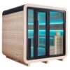Venkovní sauna AWT THE CUBE X2 Hemlock 225x225 Cilindro 9kW